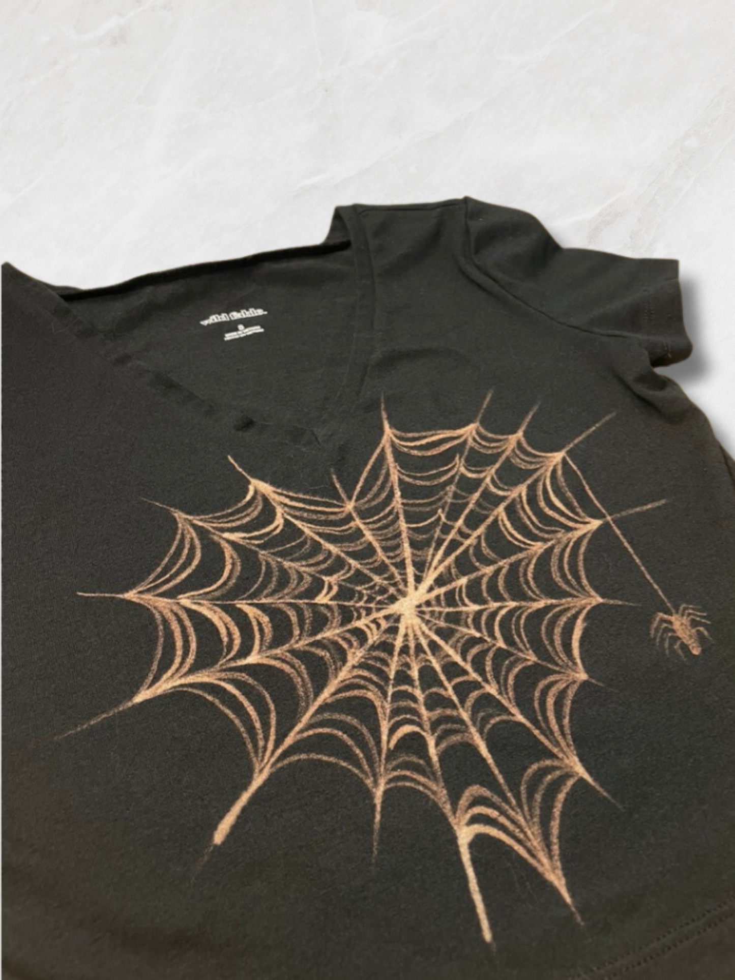 Spiderweb Heart with Spider Crop Top