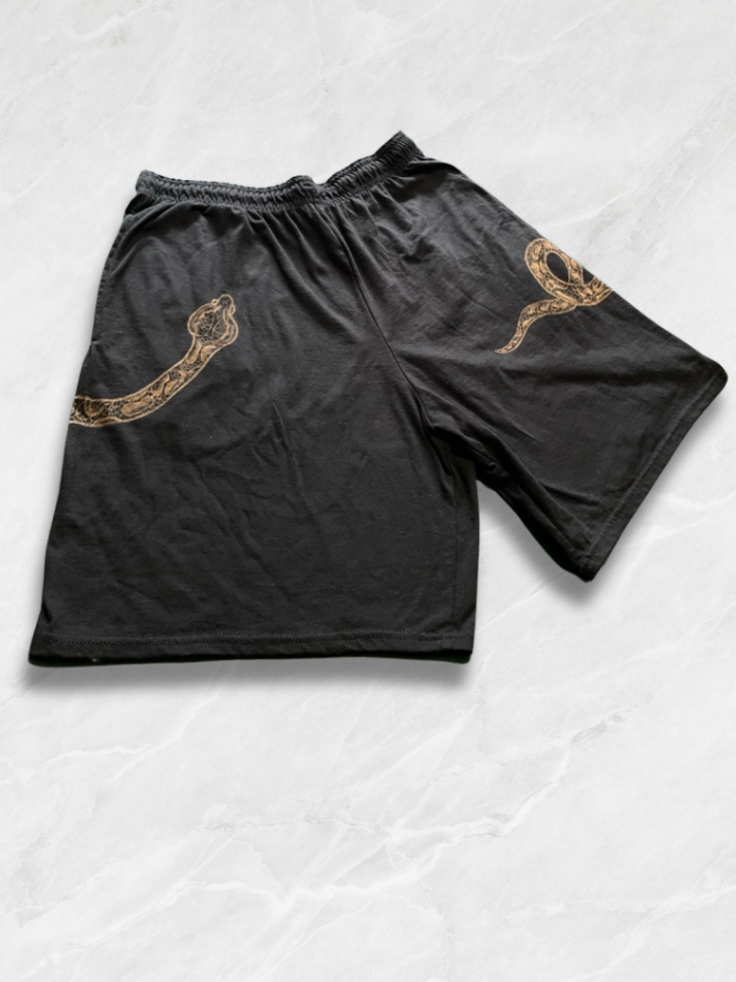 Creeping Python Snake Wrap Around Shorts