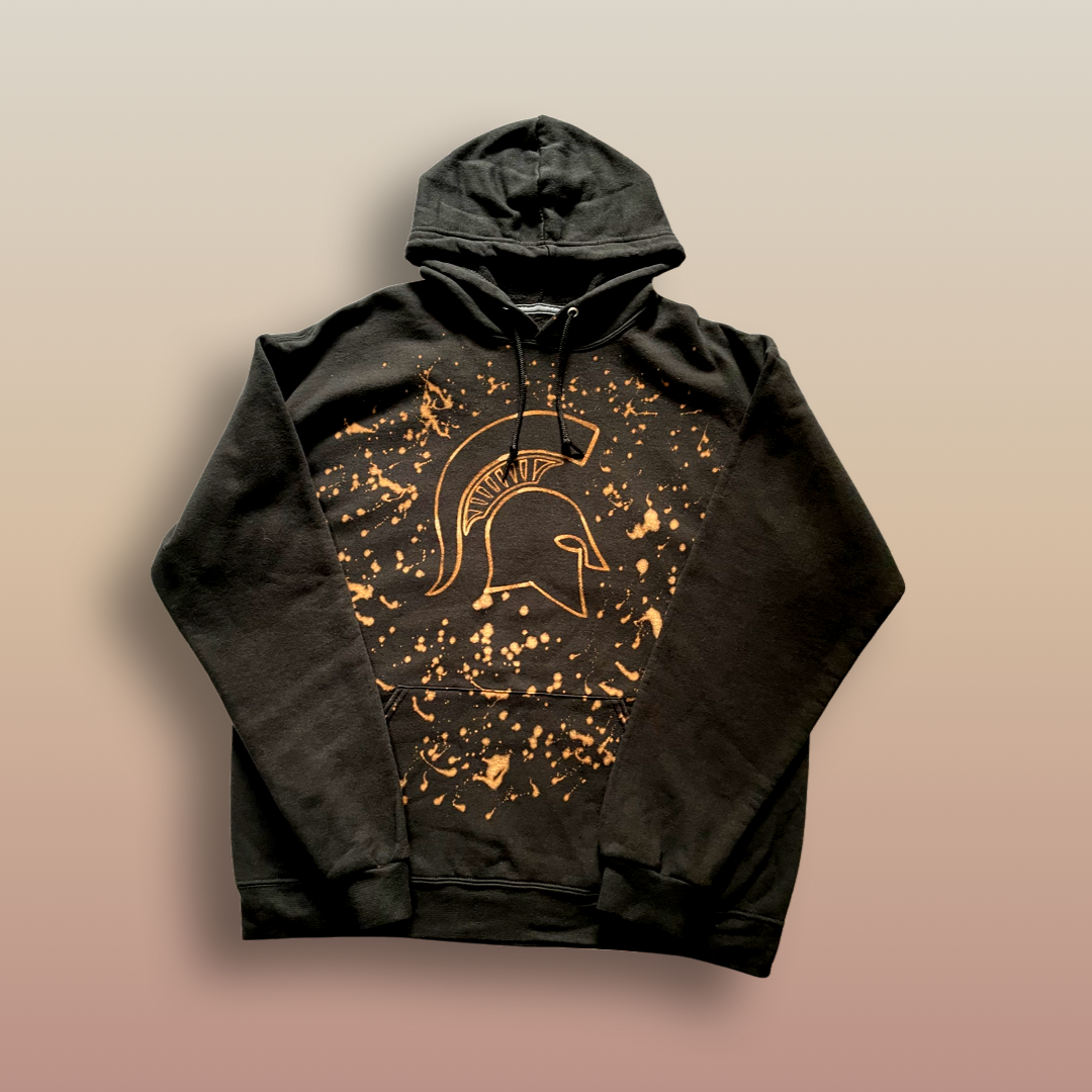 Michigan State University Spartan Head, Hooded Sweatshirt