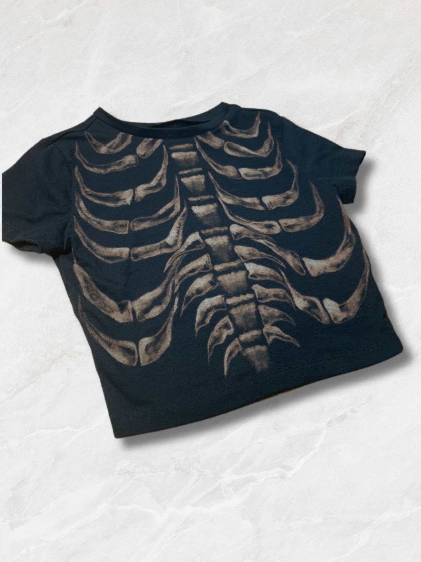 Ribcage Skeleton Crop Top